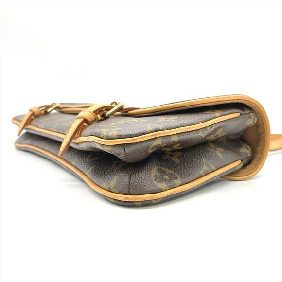 LOUIS VUITTON Authentic Brown Monogram Canvas Shoulder Bag - Picture 5 of 10